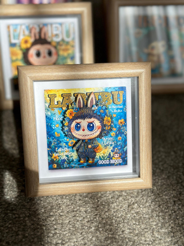 Labubu 3D Framed Art