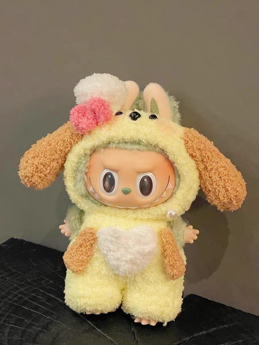 Handmade Crochet Duffy And Friends ShellieMay Duffy StellaLou Crochet Labubu Outfit | Crochet Macaron Labubu Clothes |Gift For Labubu Lovers