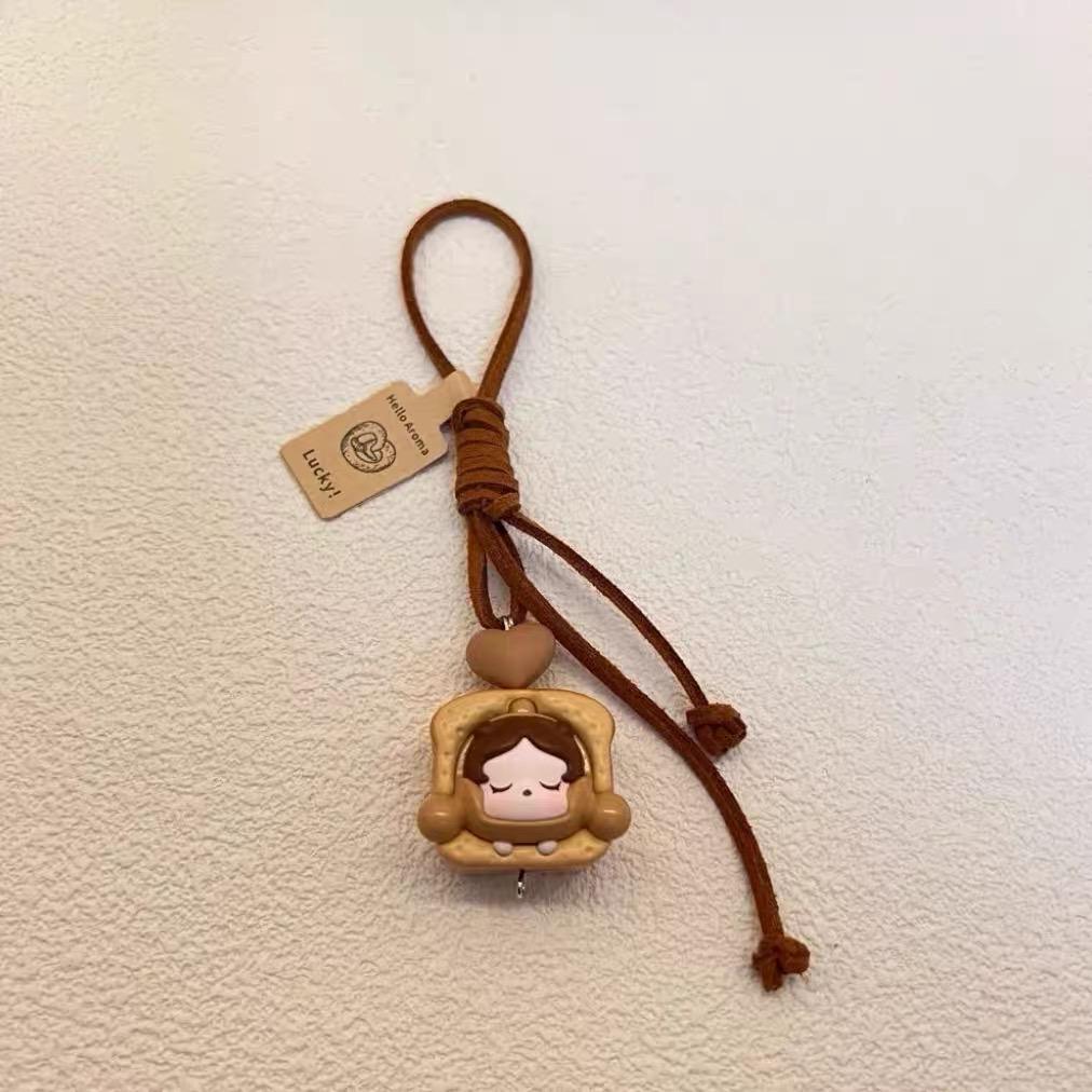 Handmade Lucky Bag Charm Keychain | Y2K Kawaii Popbean Accessories Car Rear View Mirror Hanging| Cute Handbag Hanging Charm Gift For Her