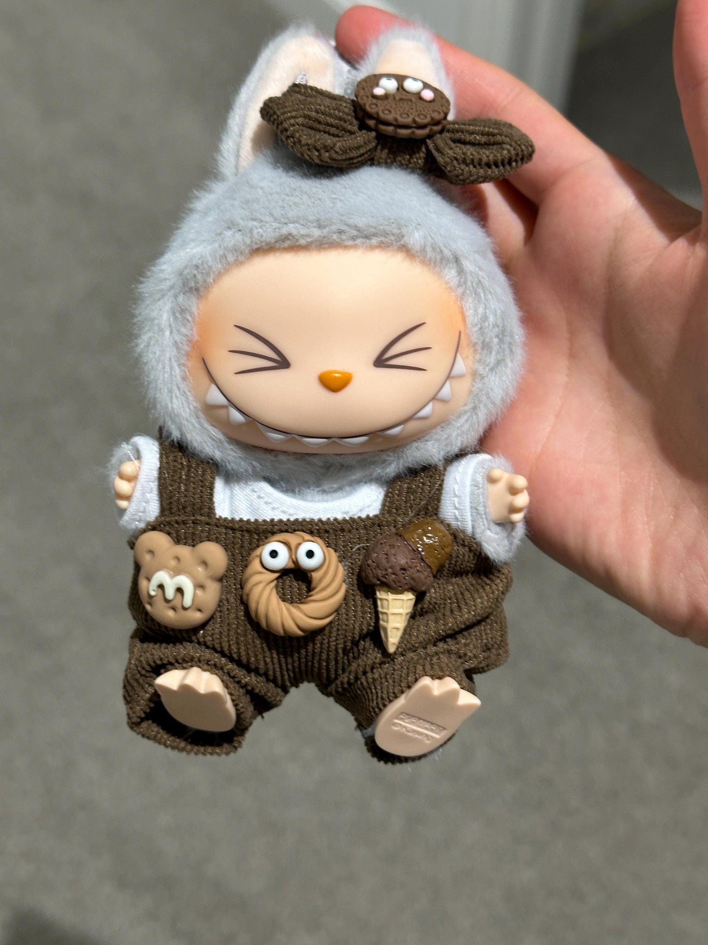 Handmade Swaggy Labubu Outfit for 'Have A Seat' & 'Macaron' Labubu |Self-Designed Dressmaking Labubu Clothes | Kawaii Gift For Labubu Lovers