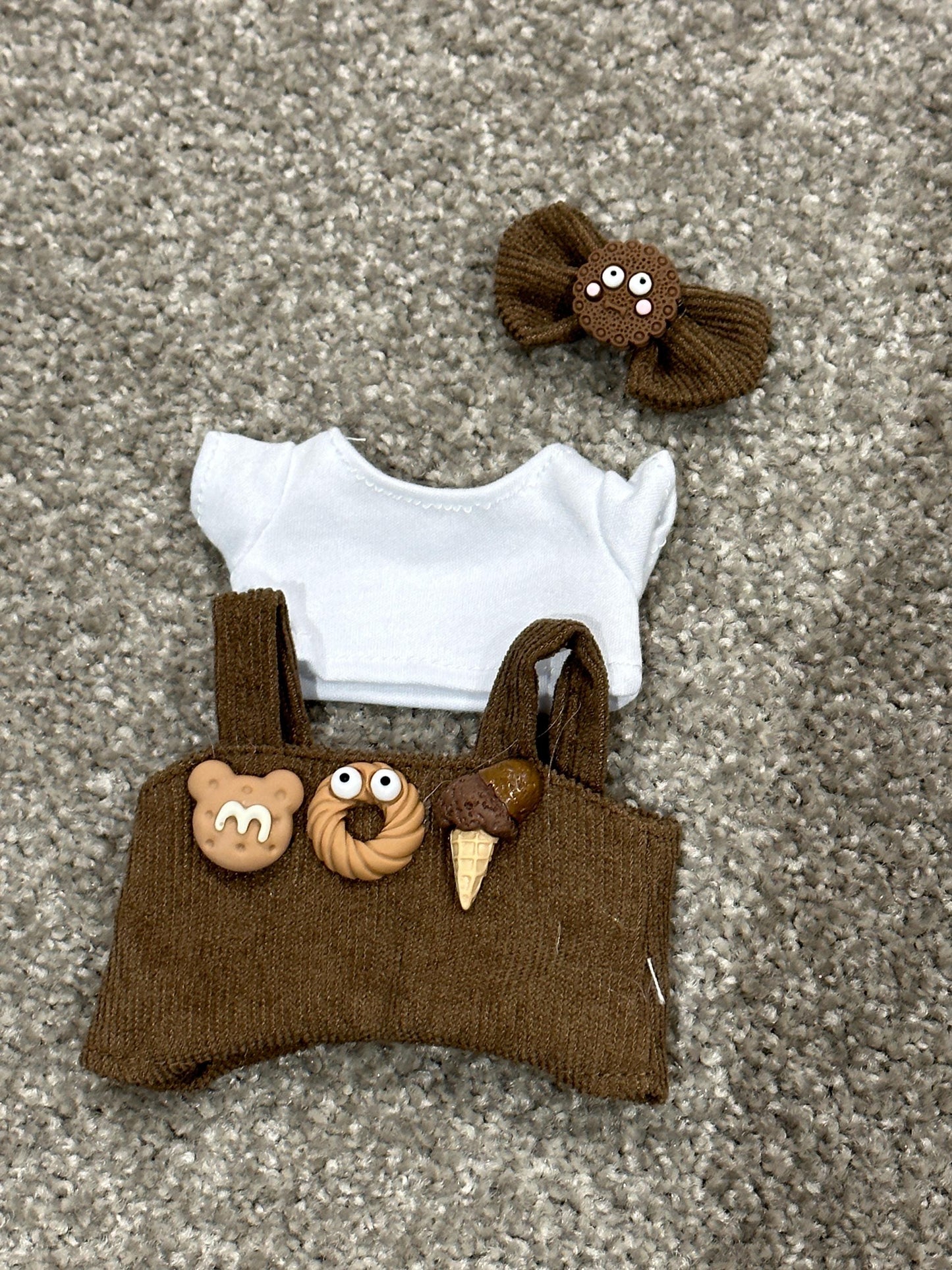 Handmade Swaggy Labubu Outfit for 'Have A Seat' & 'Macaron' Labubu |Self-Designed Dressmaking Labubu Clothes | Kawaii Gift For Labubu Lovers