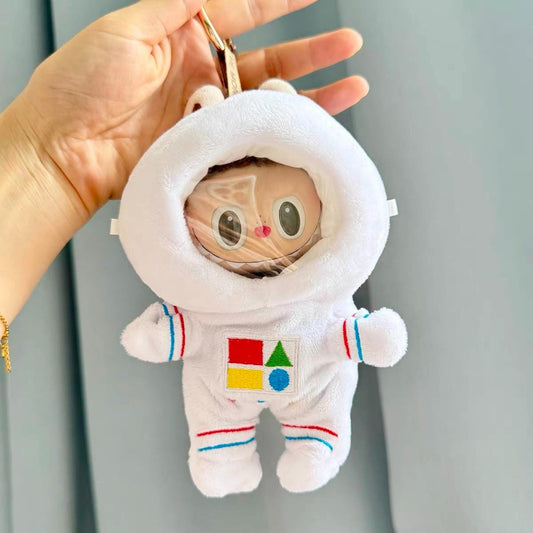 Handmade Labubu Astronaut Suit | Macaron Series Doll Clothes | Space Helmet Hood| Labubu Clothes| Labubu outfits| Labubu accessories Gift