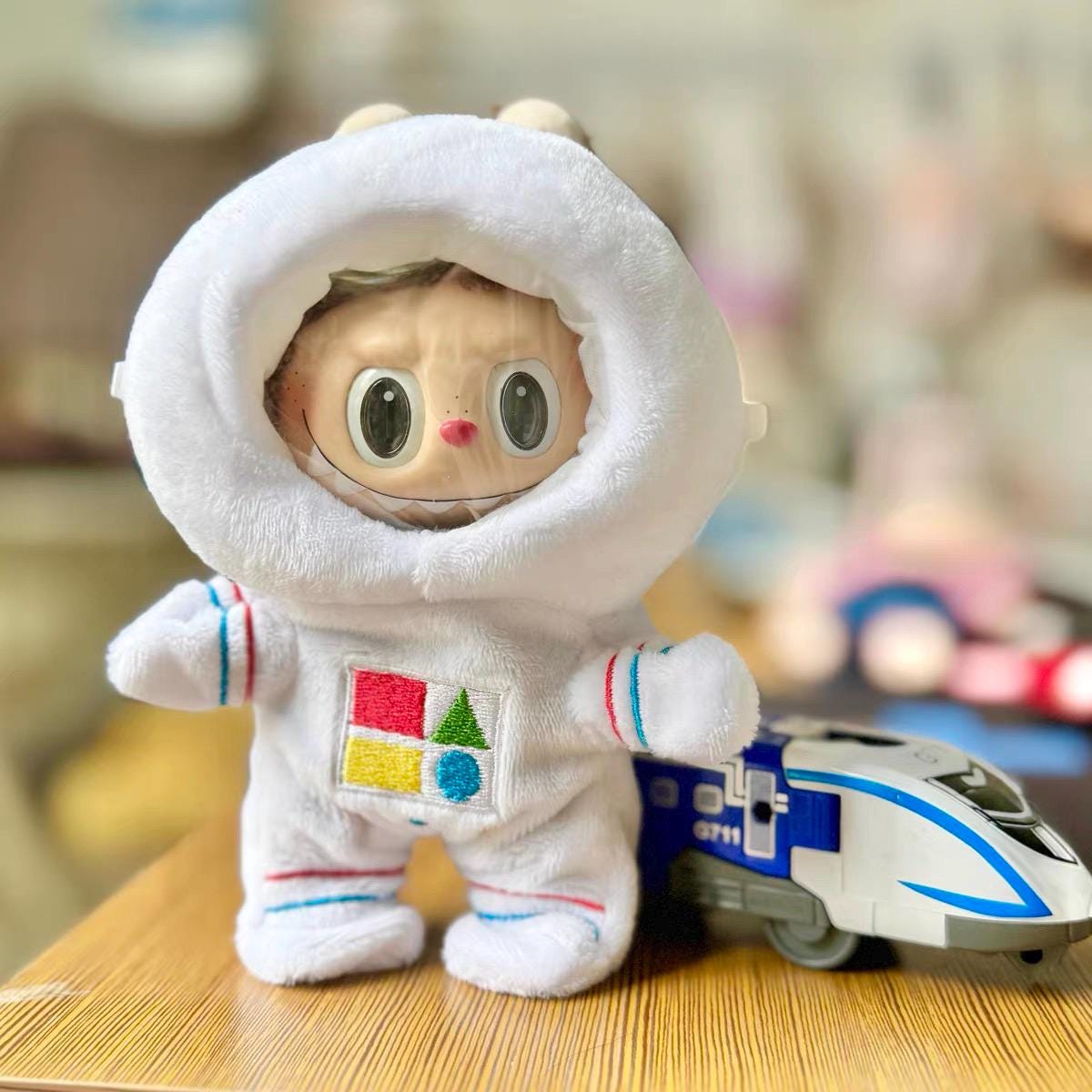 Handmade Labubu Astronaut Suit | Macaron Series Doll Clothes | Space Helmet Hood| Labubu Clothes| Labubu outfits| Labubu accessories Gift