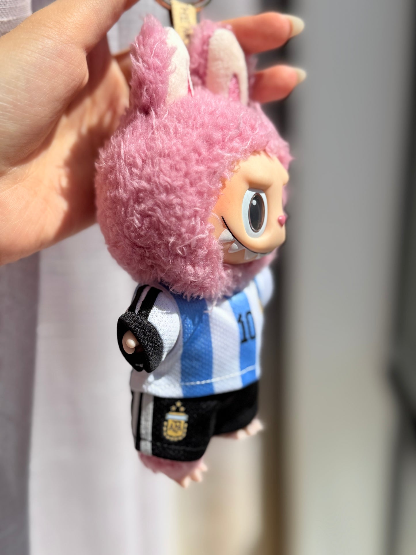 Labubu Messi 2018 Argentina World Cup Jersey Outfit – Doll Clothes Set