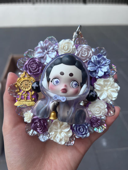 Skullpanda Ancient Castle Bell-Ringer Cute Hanging Decoration Gift For Him| Car Interior Decor| HalloweenHome Decoration| The Nun Inspired