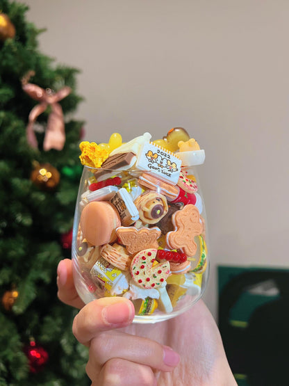 BULK Mixture Kawaii Decoden Supplies DIY Cute Charms Cabochons|Slime Deco Resin DIY Phone Case Grab Bag Popcorn Chocolate Gold Fish Coffee