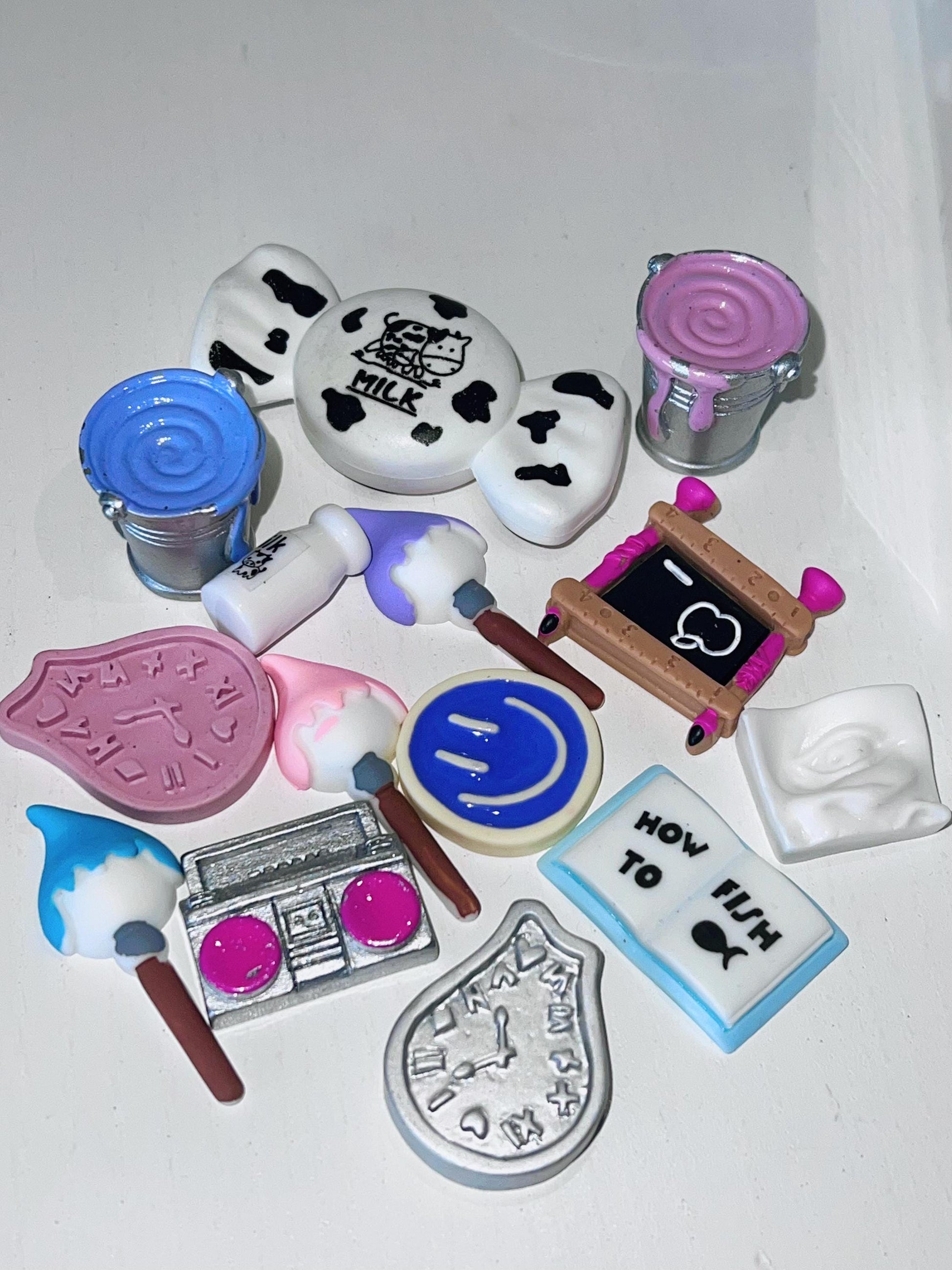 BULK Mix Dedocen Slime DIY Cabochons Charms supplies Doll Houses Mixture| Kawaii Resin Craft Handmade Supplies Jewellery making Handcraft
