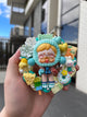 Skullpanda Hypepanda Series- [Elegant Girl] Cute Hanging Decoration Gift for designers|Kpop Fan Rapper Kawaii Car Rearview Mirror Charm