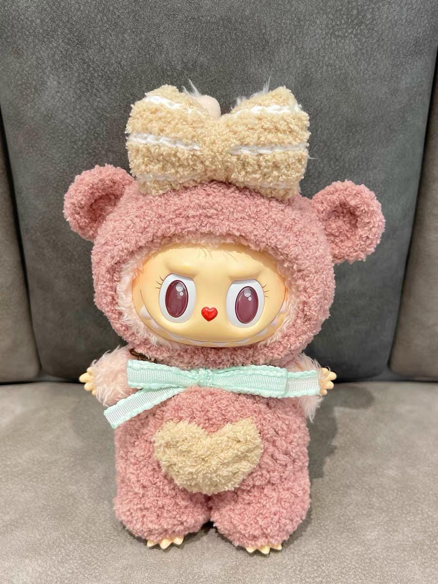 Handmade Crochet Duffy And Friends ShellieMay Duffy StellaLou Crochet Labubu Outfit | Crochet Macaron Labubu Clothes |Gift For Labubu Lovers