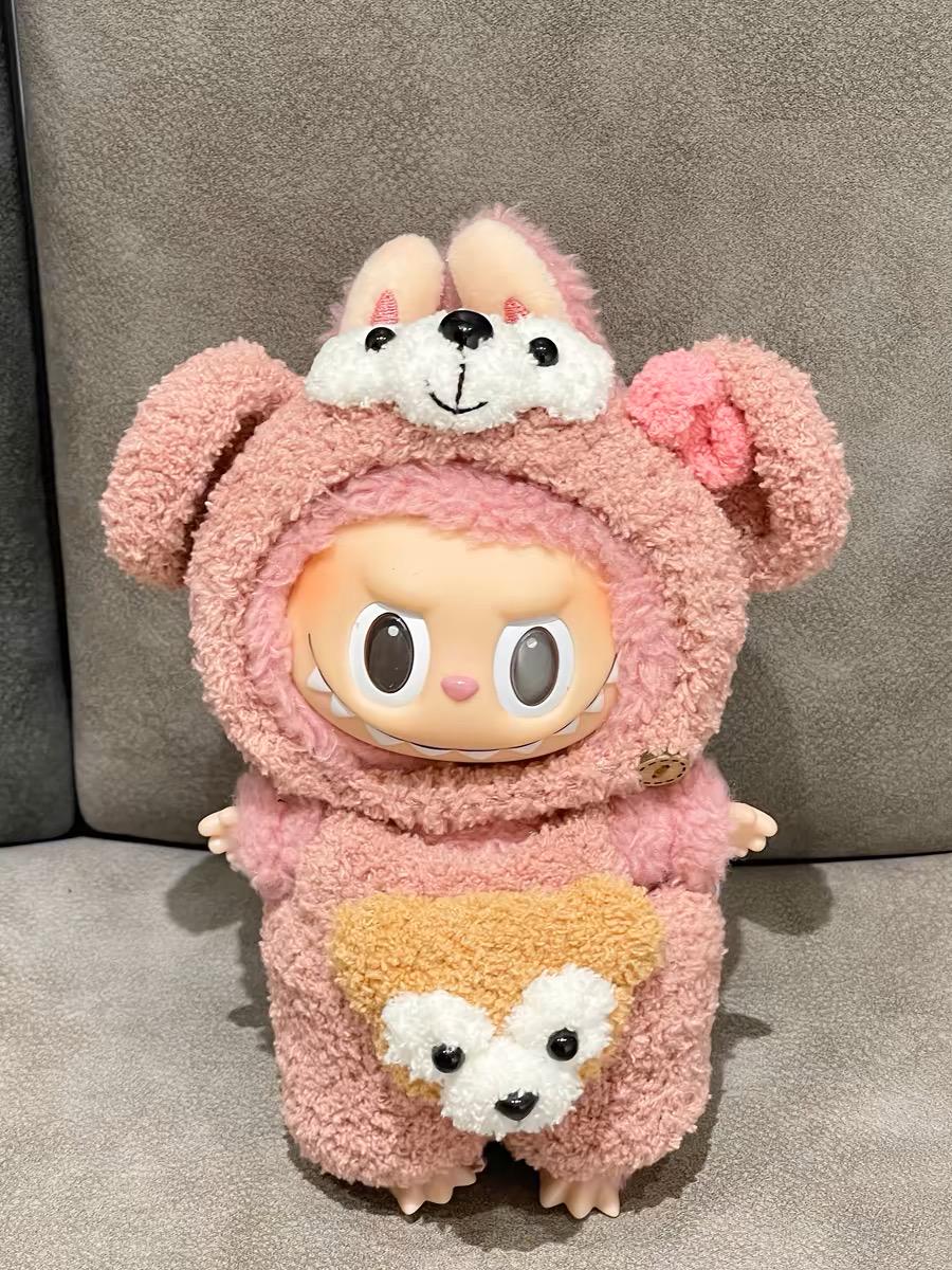 Handmade Crochet Duffy And Friends ShellieMay Duffy StellaLou Crochet Labubu Outfit | Crochet Macaron Labubu Clothes |Gift For Labubu Lovers