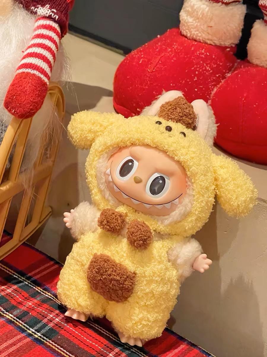 Handmade Crochet ‘Sanrio Hangyodon Pocchaco Cinnamoroll Hello Kitty Inspired' Outfit for Labubu | Kawaii Gift For Labubu Lovers