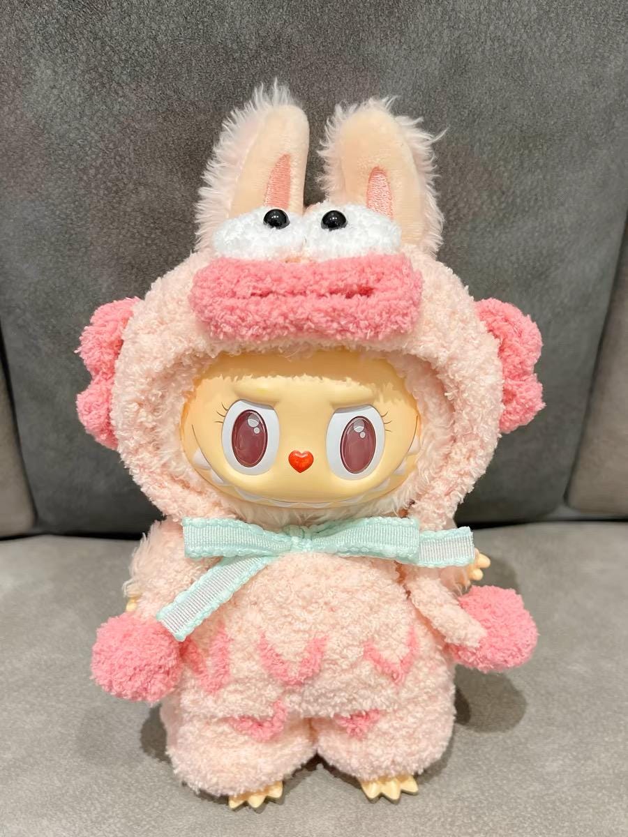 Handmade Crochet ‘Sanrio Hangyodon Pocchaco Cinnamoroll Hello Kitty Inspired' Outfit for Labubu | Kawaii Gift For Labubu Lovers