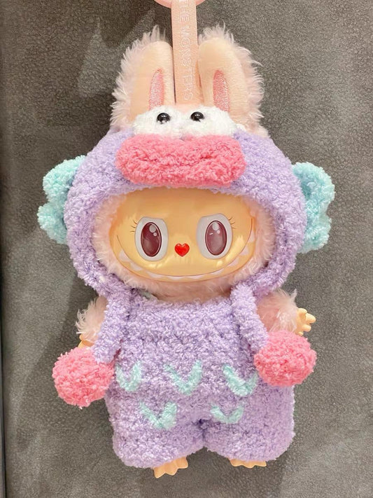 Handmade Crochet ‘Sanrio Hangyodon Pocchaco Cinnamoroll Hello Kitty Inspired' Outfit for Labubu | Kawaii Gift For Labubu Lovers