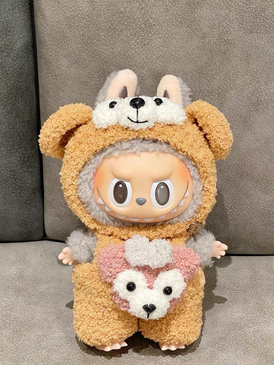 Handmade Crochet Duffy And Friends ShellieMay Duffy StellaLou Crochet Labubu Outfit | Crochet Macaron Labubu Clothes |Gift For Labubu Lovers
