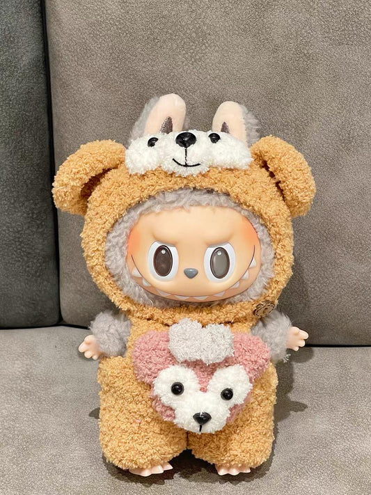 Handmade Crochet Duffy And Friends ShellieMay Duffy StellaLou Crochet Labubu Outfit | Crochet Macaron Labubu Clothes |Gift For Labubu Lovers