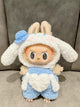Handmade Crochet ‘Sanrio Hangyodon Pocchaco Cinnamoroll Hello Kitty Inspired' Outfit for Labubu | Kawaii Gift For Labubu Lovers