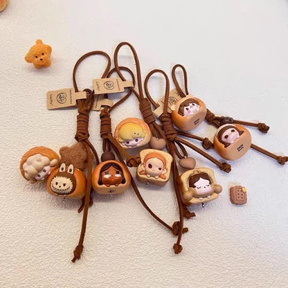 Handmade Lucky Bag Charm Keychain | Y2K Kawaii Popbean Accessories Car Rear View Mirror Hanging| Cute Handbag Hanging Charm Gift For Her