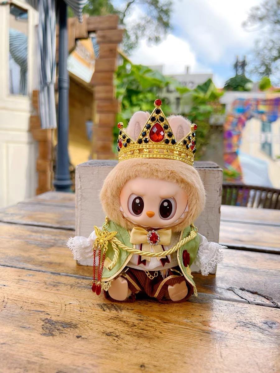 Handmade Labubu King/Emperor Outfit Elegant European Royalty Clothes w EarthsElegance17 Handmade Labubu King/Emperor Outfit Elegant European Royalty Clothes w EarthsElegance17