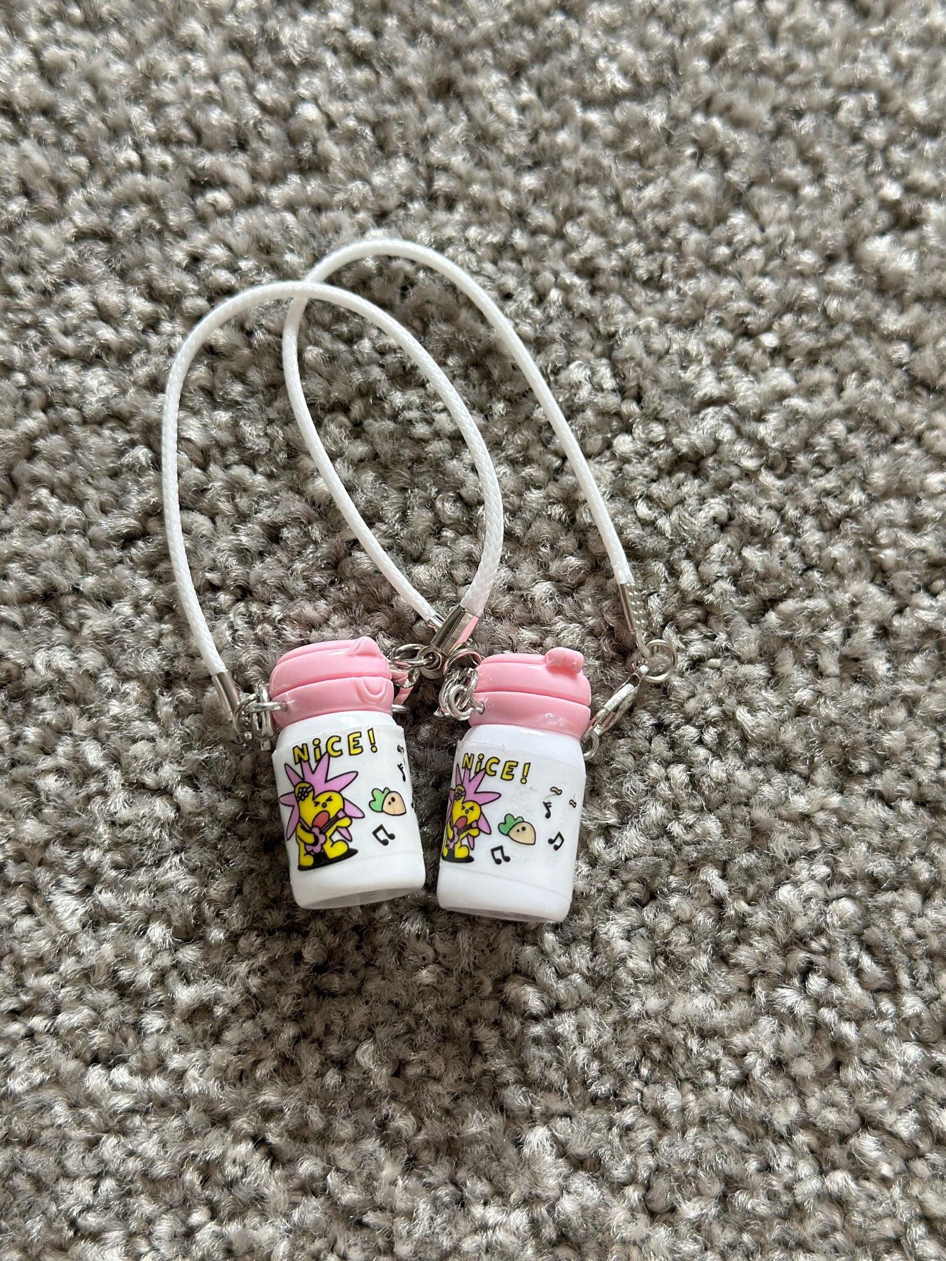 Handmade Knit "Chill Time Labubu" Outfit - Grey Knit Cardigan+Black Glasses+Cute Drink Bottle| Have a Seat Labubu Knit Outfits| Labubu Charm