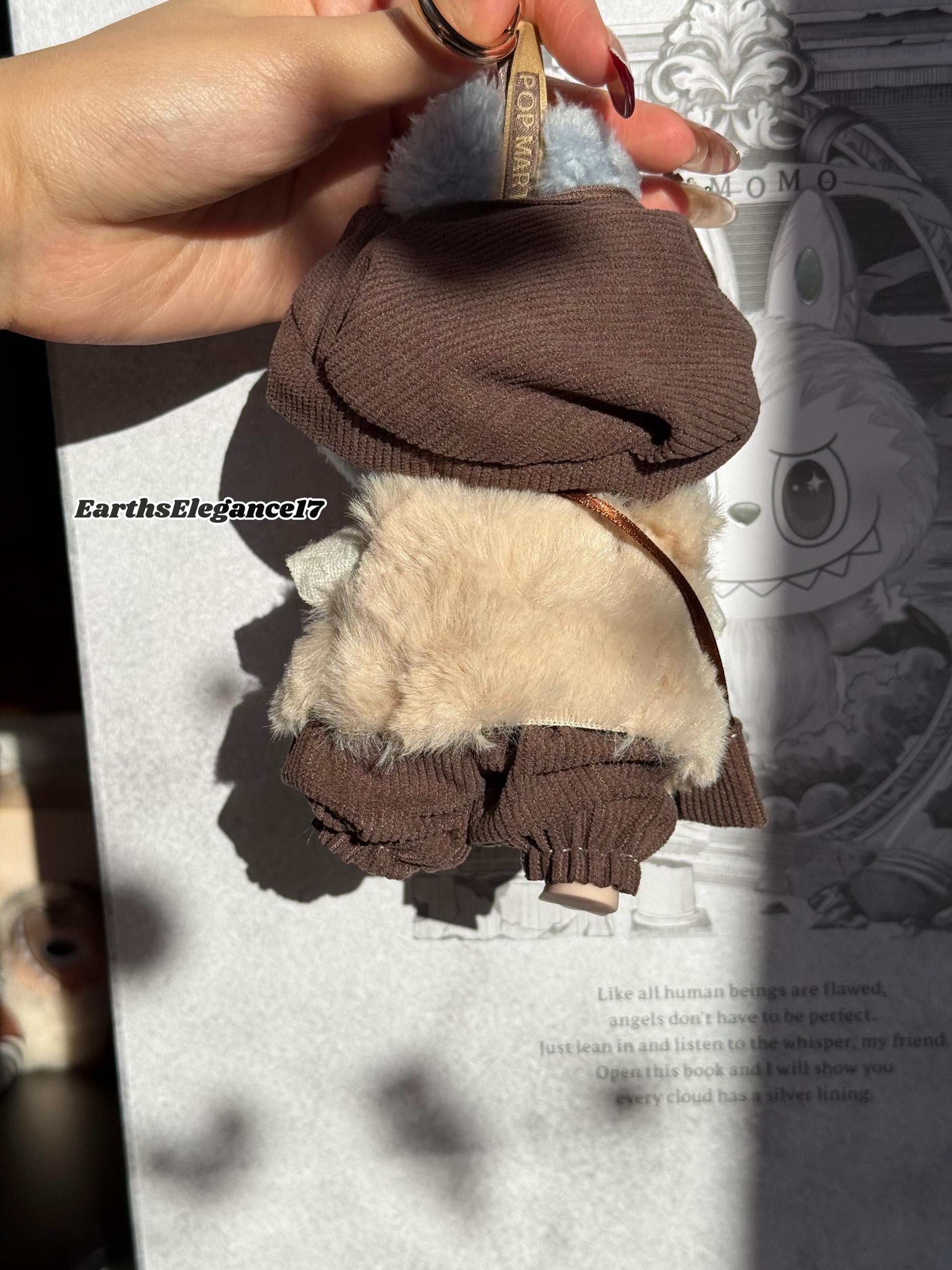 Handmade Labubu Doll Clothes - 5-Piece "Woodland Royalty Set" Outfit with Beret Hat|Kawaii Labubu Outfits| Labubu Dress - 17cm Doll Gift