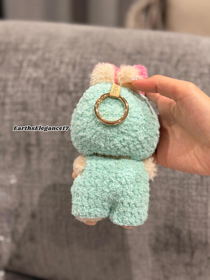 Handmade Crochet 'Stitch Scrump' Outfit for Macaron Labubu | Crochet Macaron Labubu Clothes Bag Charm | Kawaii Gift For Labubu Lovers