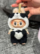 Handmade Crochet Panda Doll Outfit for Macaron Labubu | Crochet Macaron Labubu Clothes | Kawaii Gift For Labubu Lovers