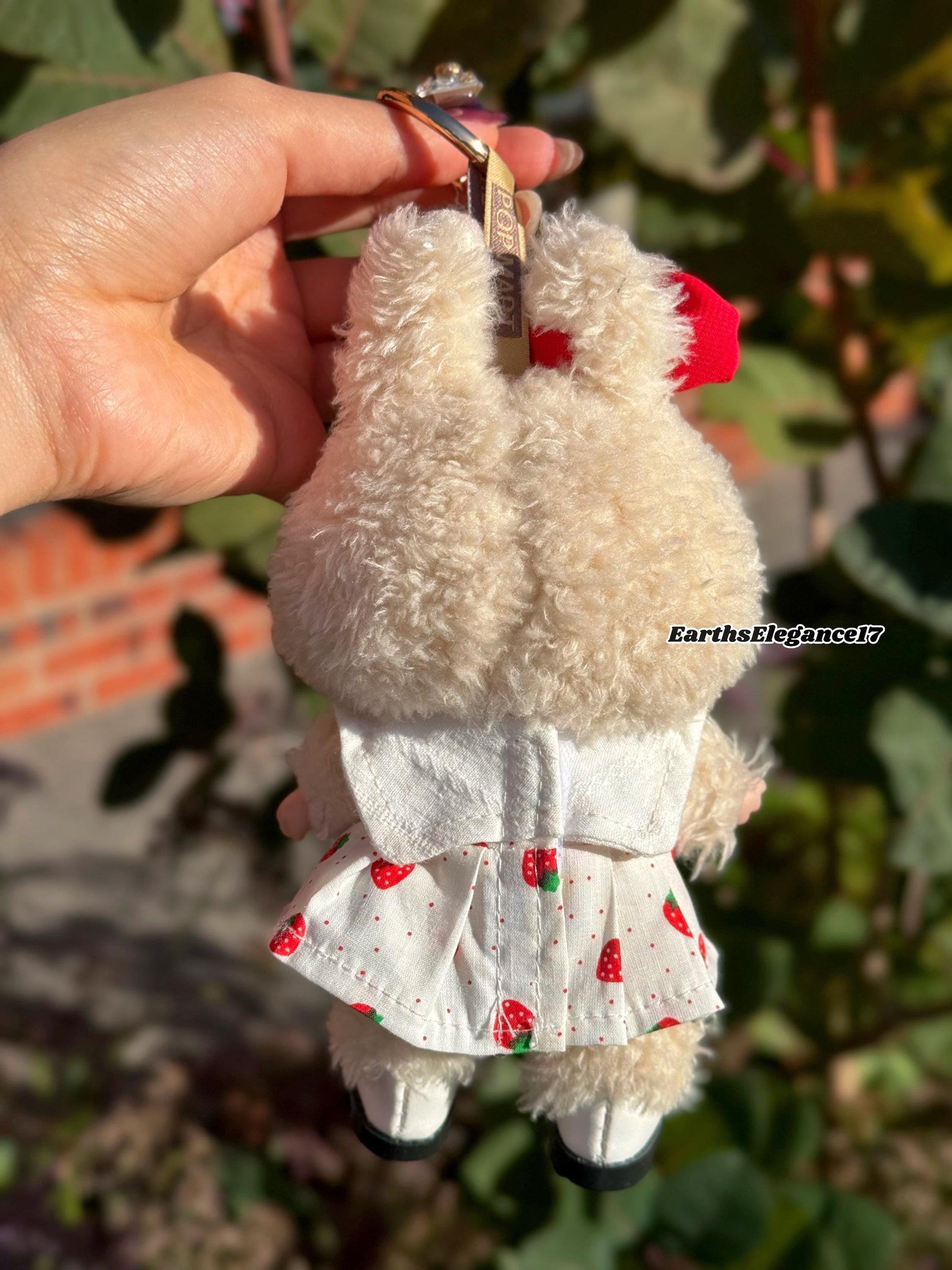 Handmade Labubu Outfit Strawberry Dress Set | Labubu Clothes, Accessories & Shoes | Custom Doll Fashion | Labubu OOTD|Labubu Dresses Gift