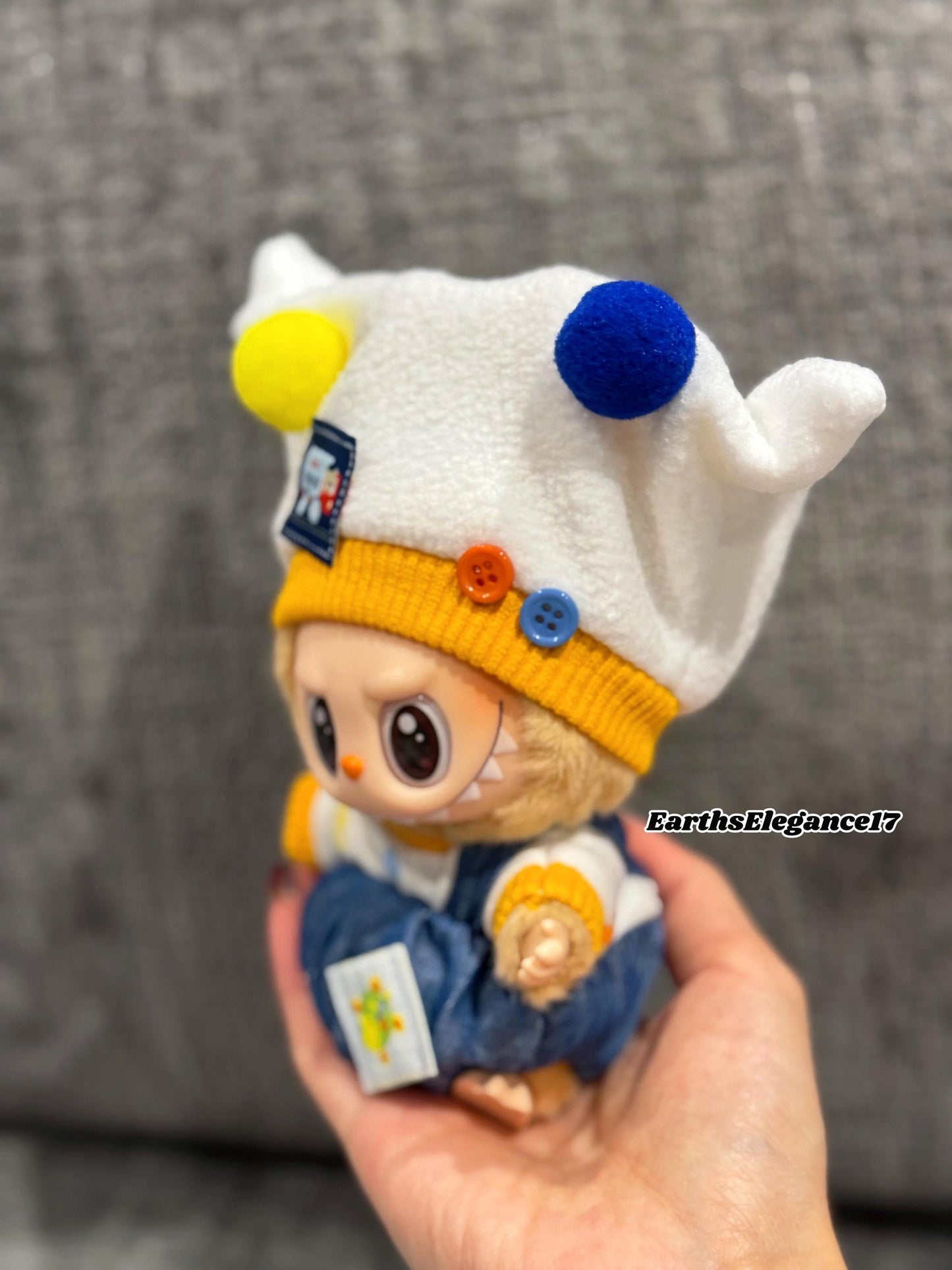 Handmade Labubu Outfit for Macaron & Have a Seat Series | Custom Doll Clothes for Collectors | Cute Labubu Dress| Labubu Clothes Gifts