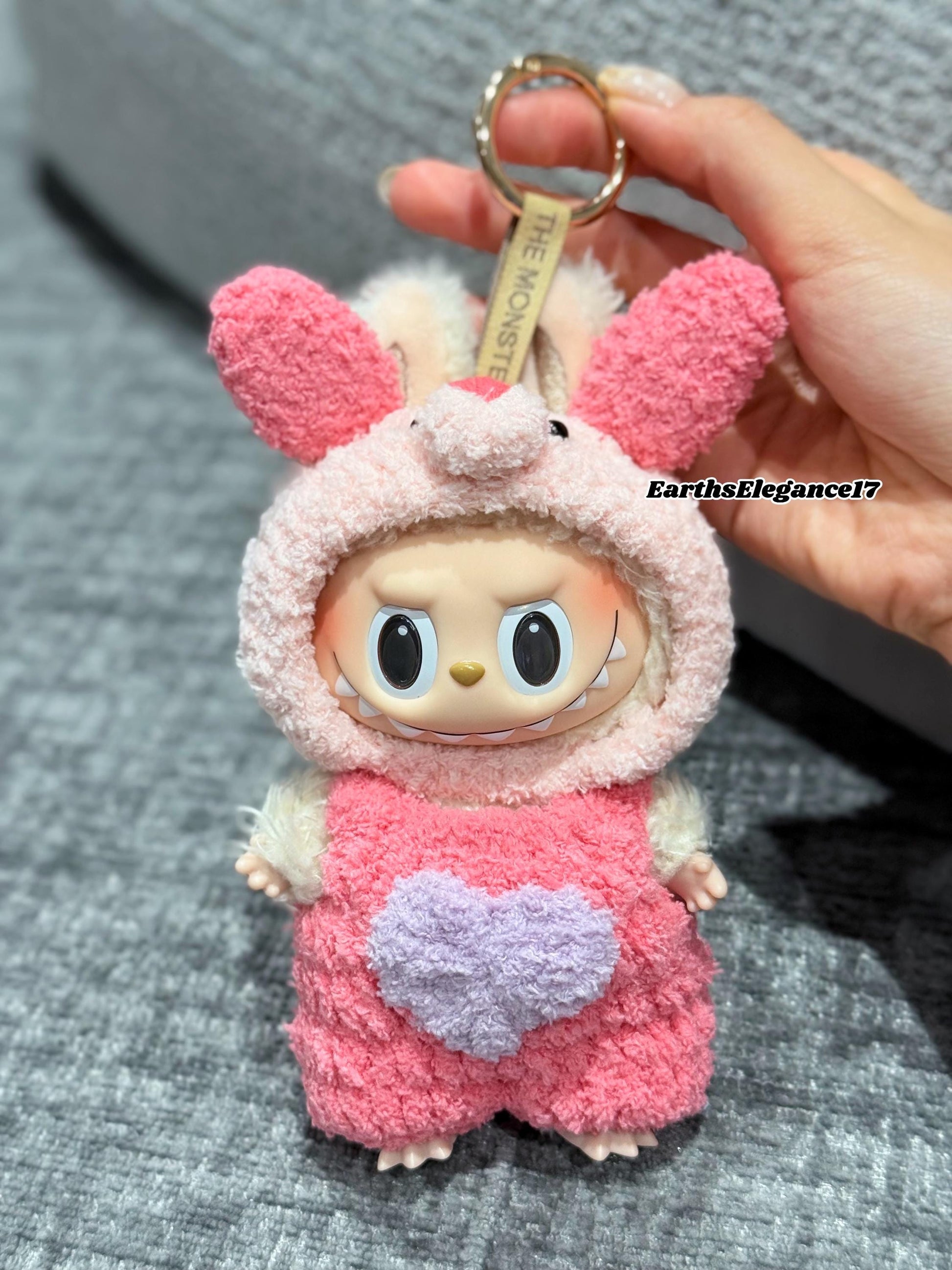 Handmade Crochet Winnie The Pooh Piglet Tiger Macaron Labubu Outfit | Crochet Macaron Labubu Clothes | Kawaii Gift For Labubu Lovers