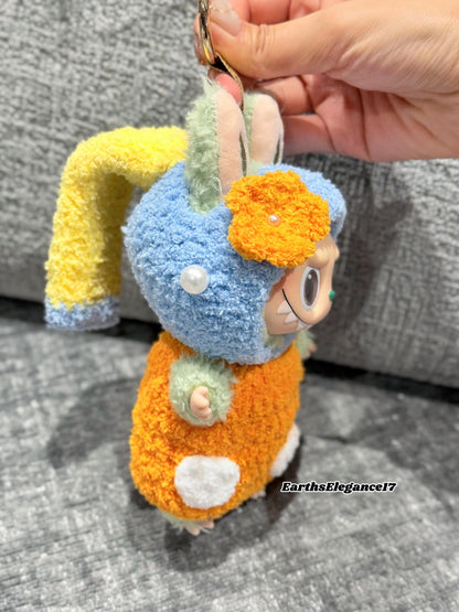 Handmade Crochet 'Girl with a Pearl Earring' Outfit for Macaron Labubu | Crochet Macaron Labubu Clothes| Kawaii Gift For Labubu Lovers