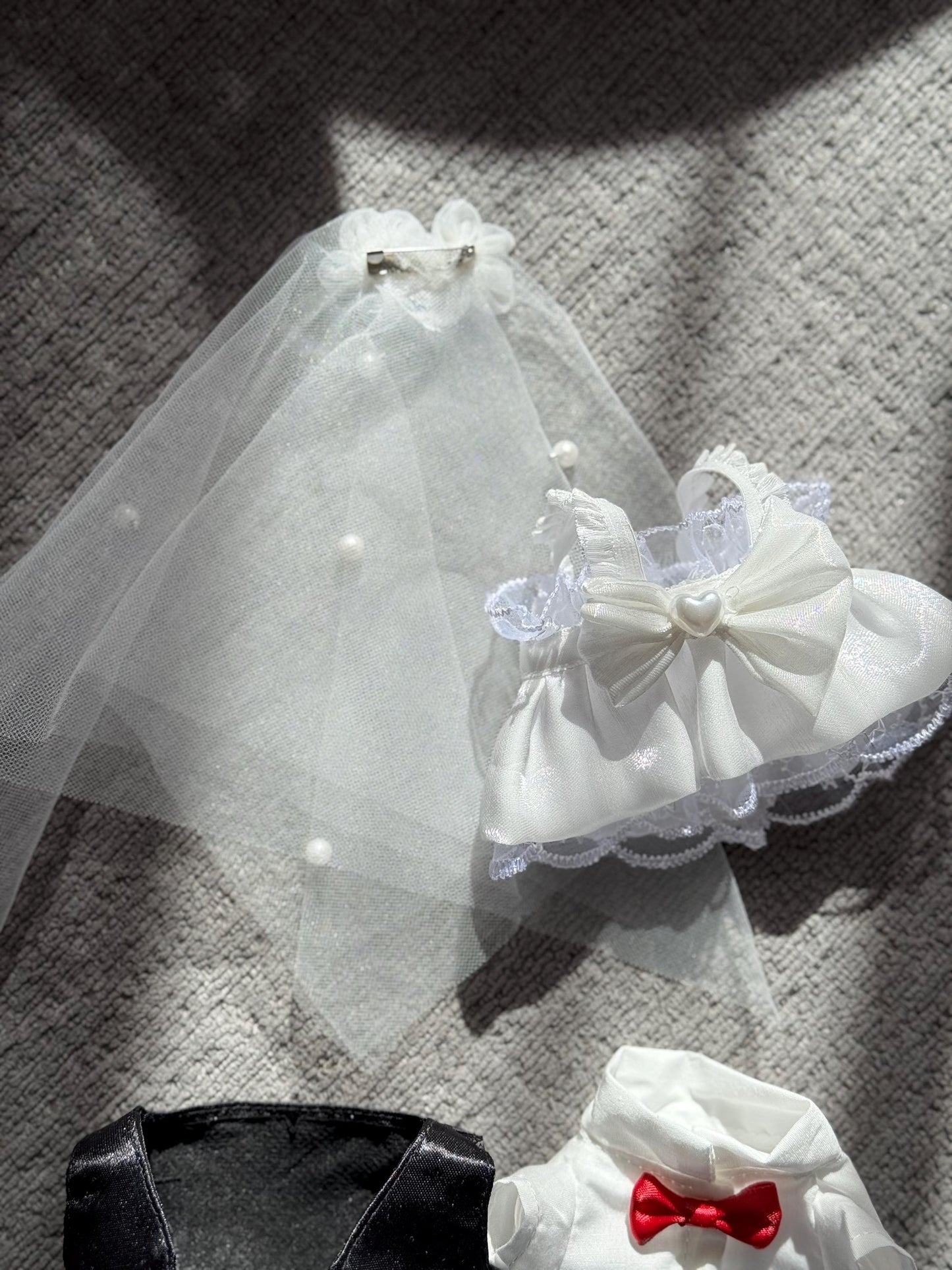 Handmade Labubu Wedding Clothes Set | Bride & Groom Labubu Outfits | 17cm Doll Clothes | Labubu Clothes | Macaron Labubu Wedding Dress Gifts