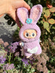 Handmade Bunny Ears Plush Toy, Crochet Labubu Doll, Gift for Kids & Dolls, Soft Bunny Costume, Customizable, Unique Handmade Gift