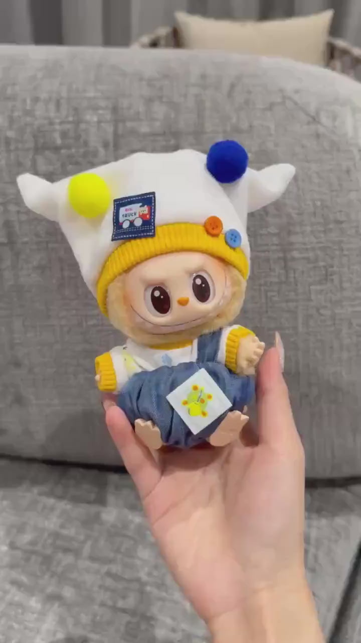 Handmade Labubu Outfit for Macaron & Have a Seat Series | Custom Doll Clothes for Collectors | Cute Labubu Dress| Labubu Clothes Gifts